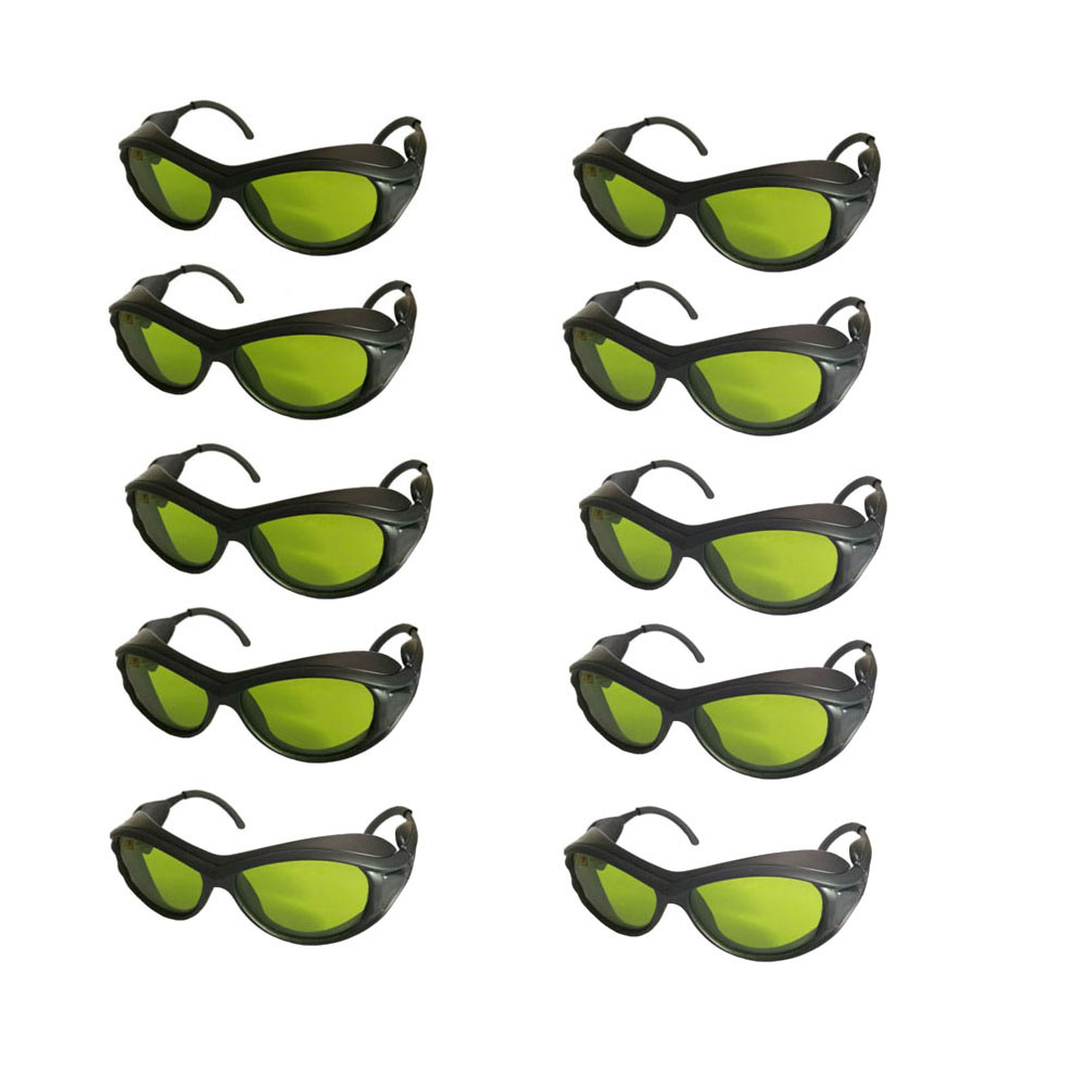 Laser Safety Goggles - 10pcs 200nm-2000nm UV400 IPL Óculos de