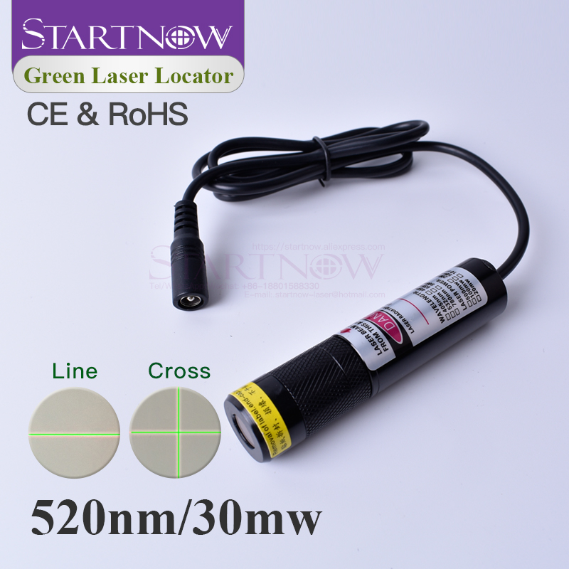 Industrial Green Laser Pointer - Módulo Laser Verde 520nm 30mW para