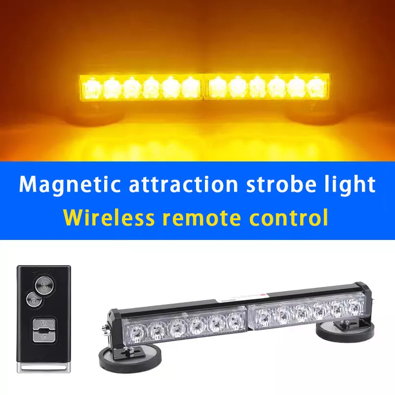 Industrial Laser Pointer 24V - Carro recarregável luz de advertência piscando