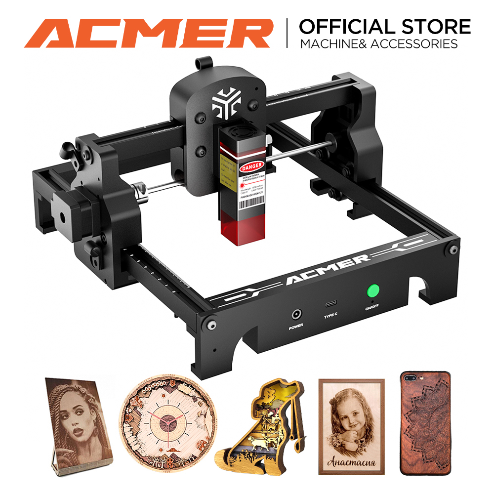 Industrial Acrylic Laser Cutter - Cortador a Laser Portátil Mini ACMER