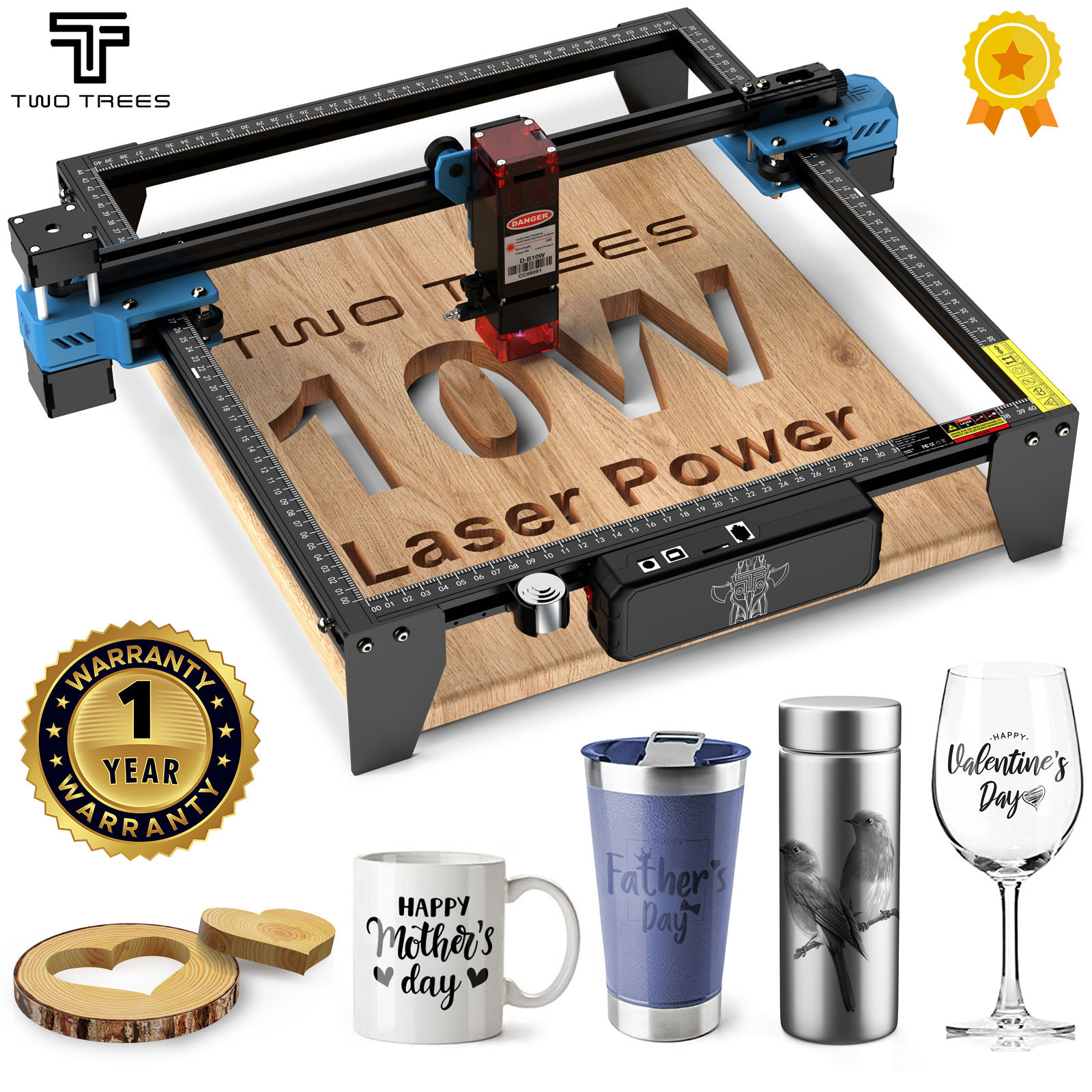 Industrial Laser Printing Machine - Twotrees TTS-10 pro 80w gravador a