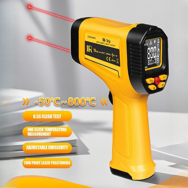 Industrial Laser Thermometer Gun - Pistola de temperatura a laser infravermelho