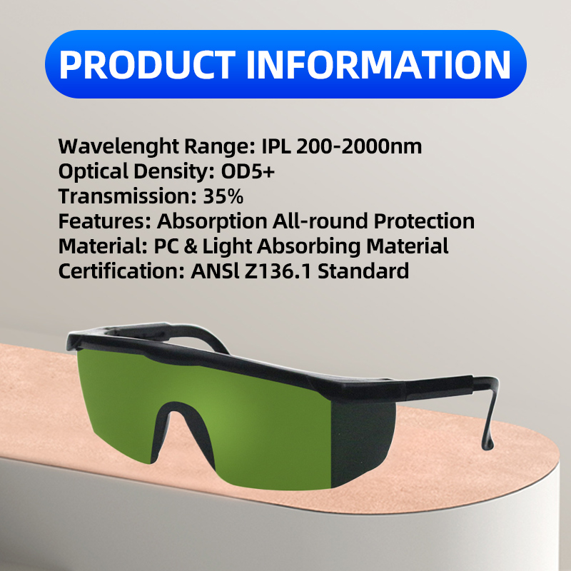 Laser Safety Goggles - 1pc óculos de proteção a laser