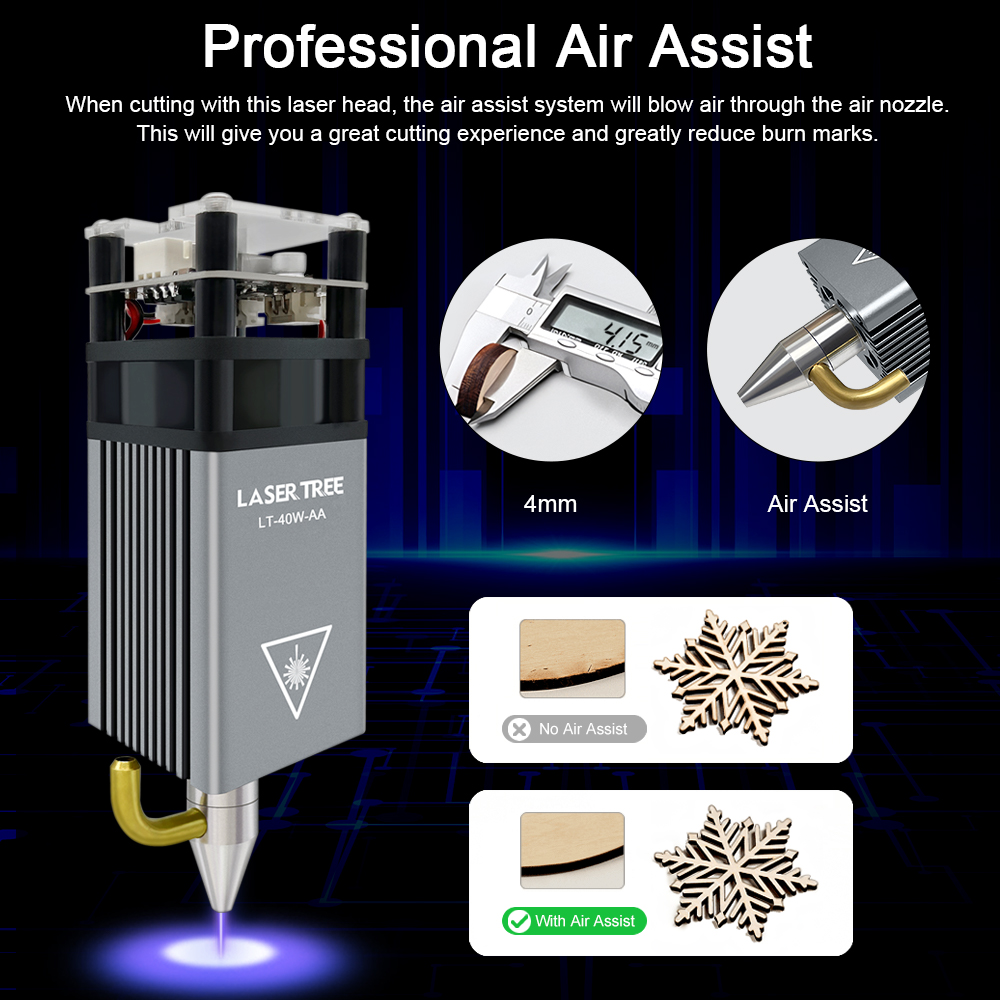 Árvore a laser 5w, bico de met - Industrial Laser Engraver avaliação e preço