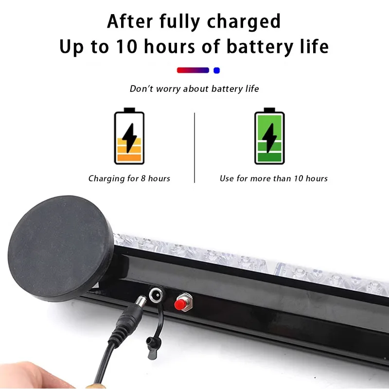 Carro recarregável luz de adve - Industrial Laser Pointer 24V avaliação e preço