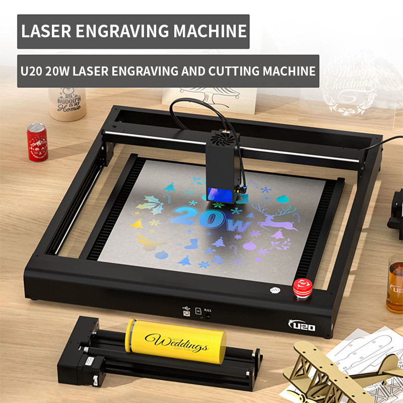 Gravador a laser de 20W U20, m - Air Assist Pump Laser avaliação e preço