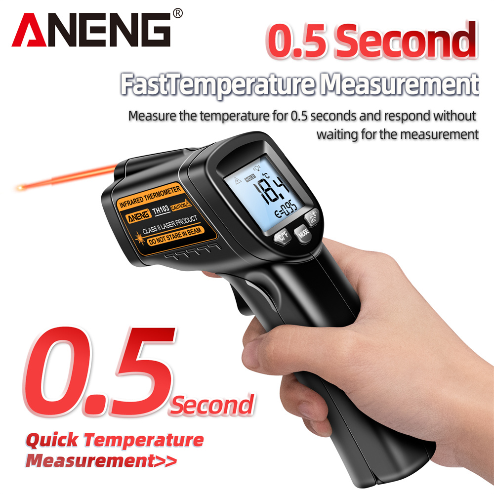 Termômetro laser infravermelho - Industrial Laser Thermometer Gun avaliação e preço