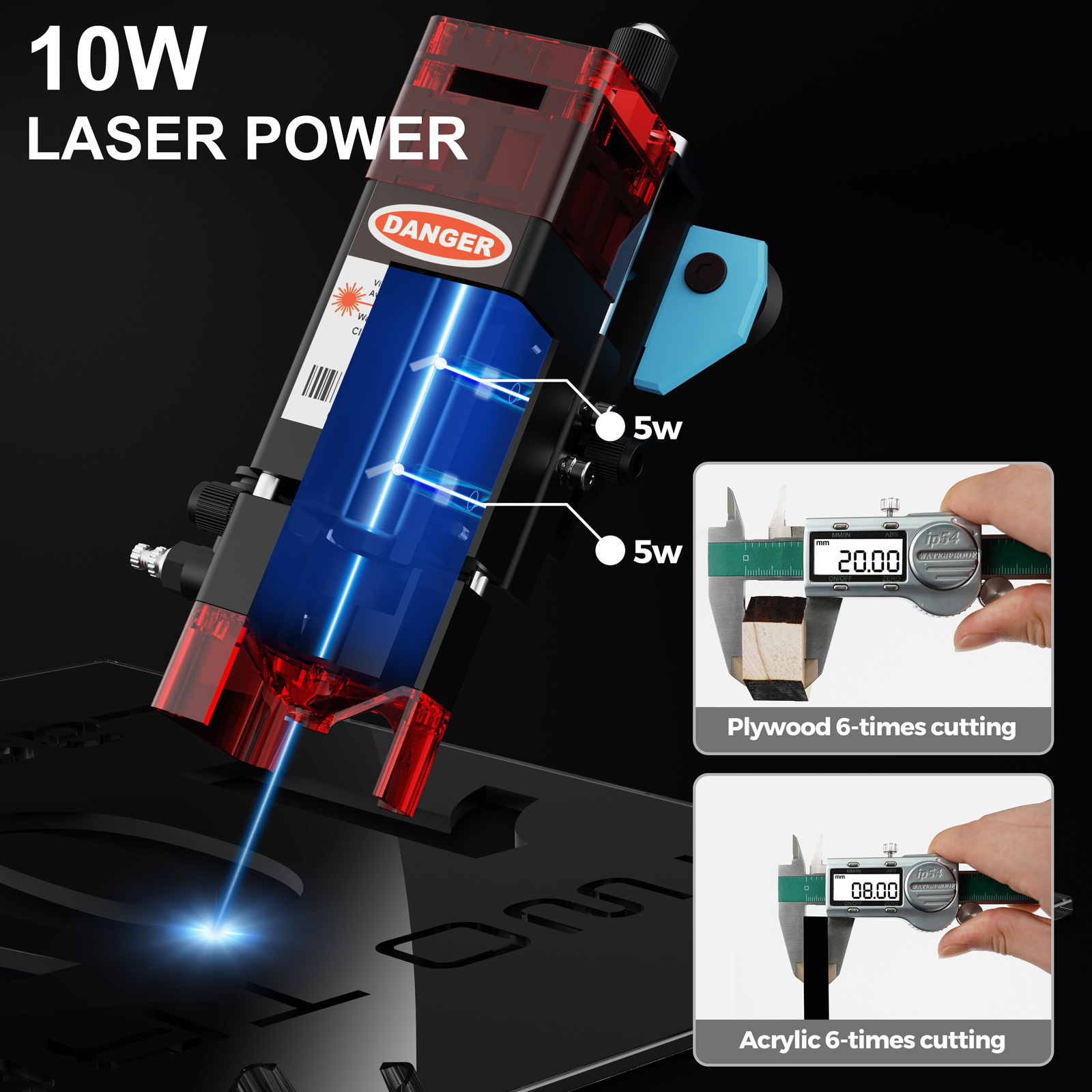 Twotrees TTS-10 pro 80w gravad - Industrial Laser Printing Machine avaliação e preço
