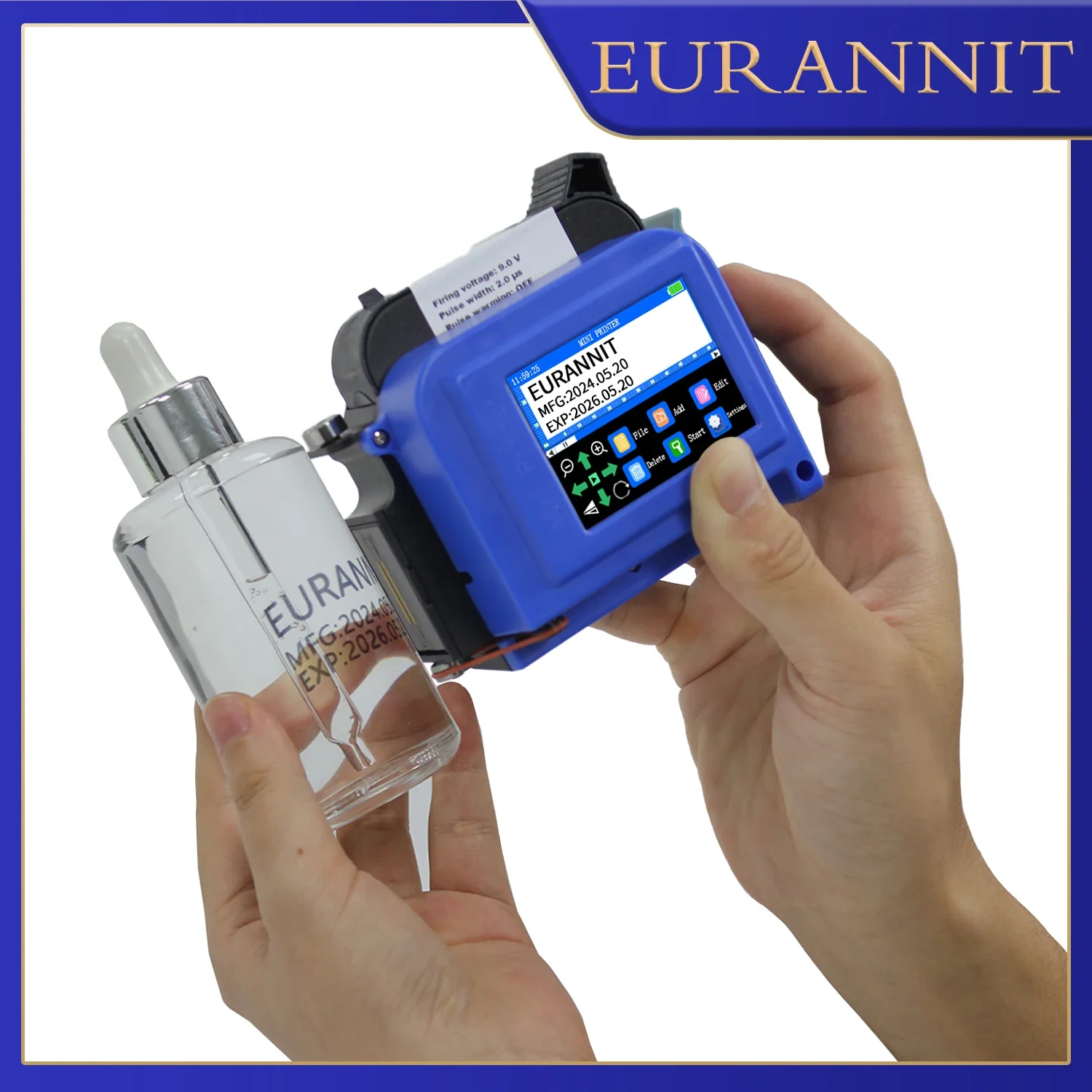 Eurannit e11 25.4mm/1 polegada - Industrial Laser Printing Machine avaliação e preço