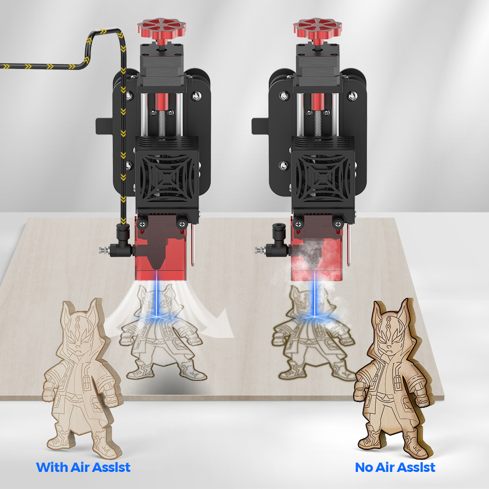 Twotrees gravador a laser comp - Air Assist Pump Laser avaliação e preço