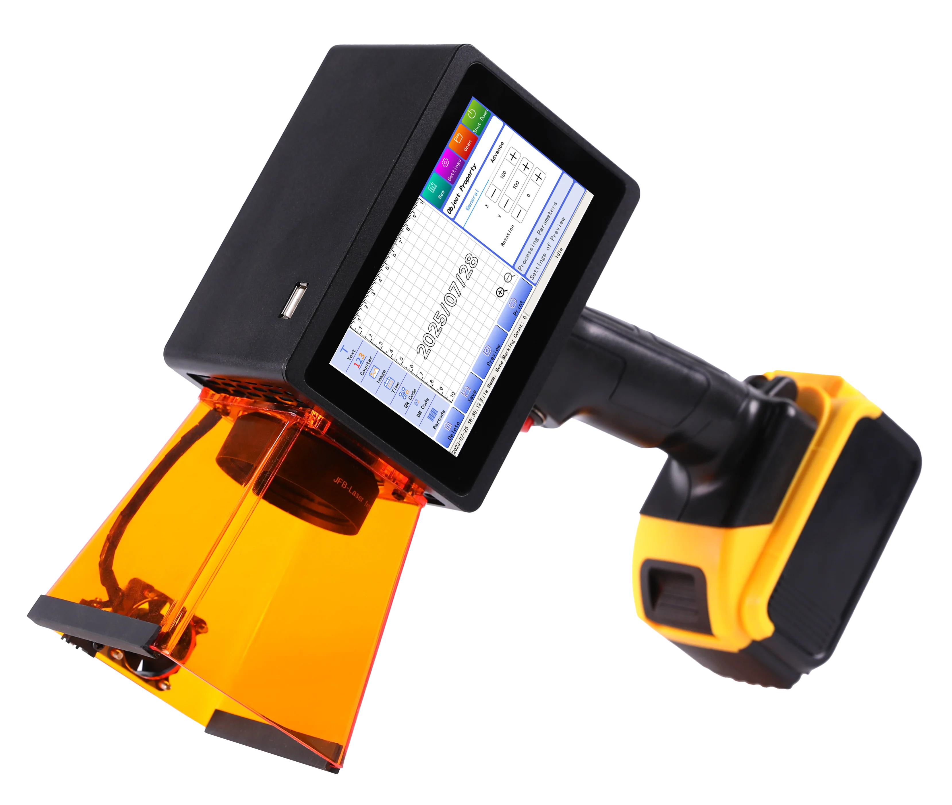 Gravador a Laser Portátil de 1 - Industrial Laser Printing Machine avaliação e preço