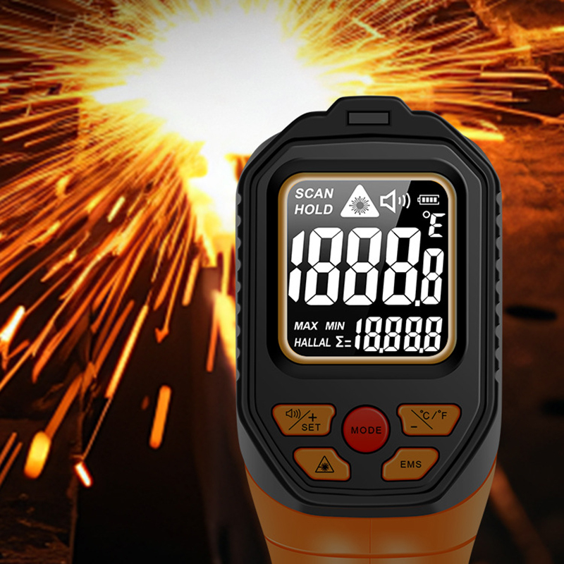Pistola de temperatura a laser - Industrial Laser Thermometer Gun avaliação e preço