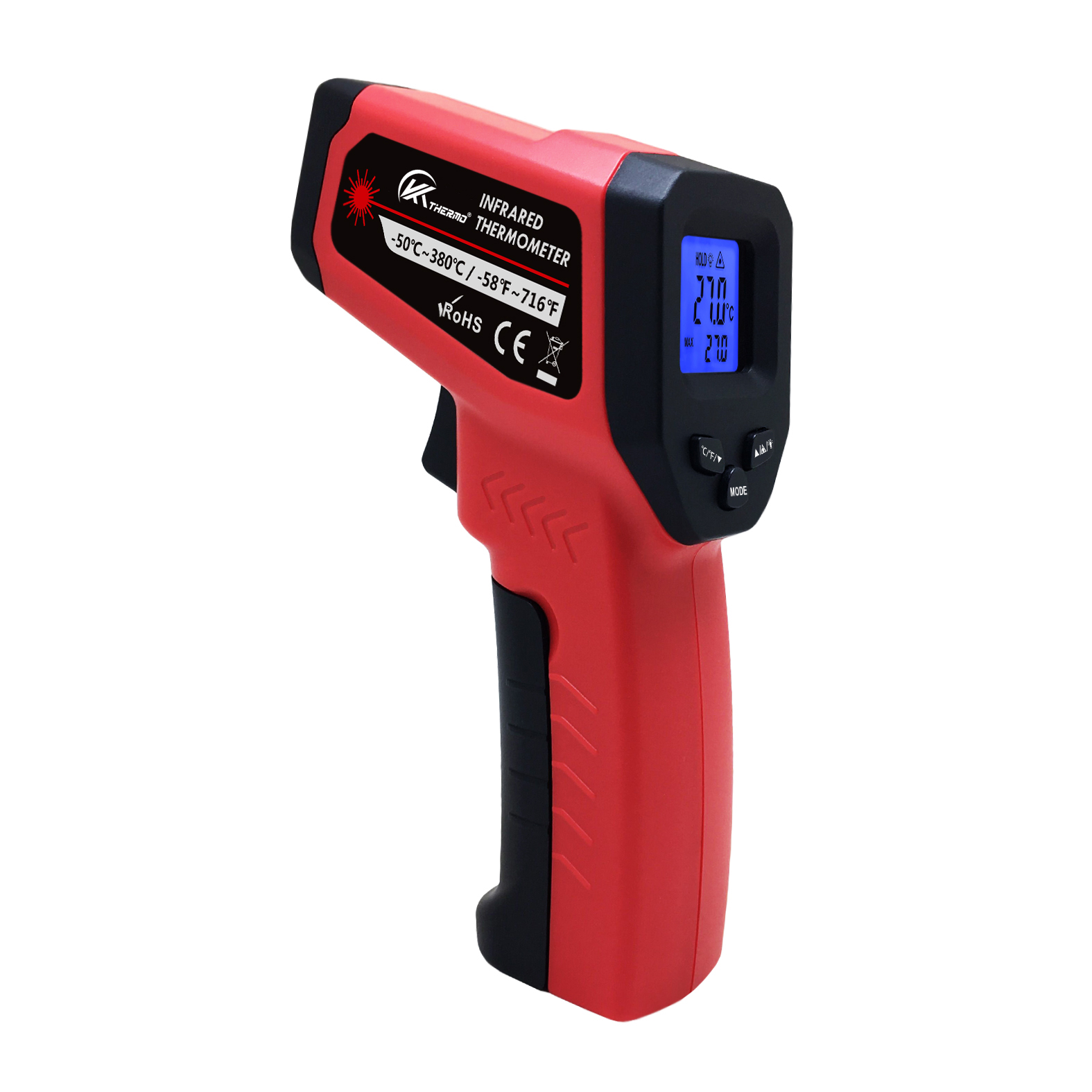 Termômetro eletrônico industri - Industrial Laser Thermometer Gun avaliação e preço
