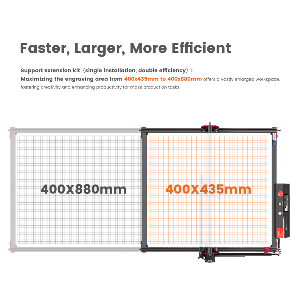 AlgoLaser DIY KIT MK2 10W Grav - Industrial Laser Engraver avaliação e preço