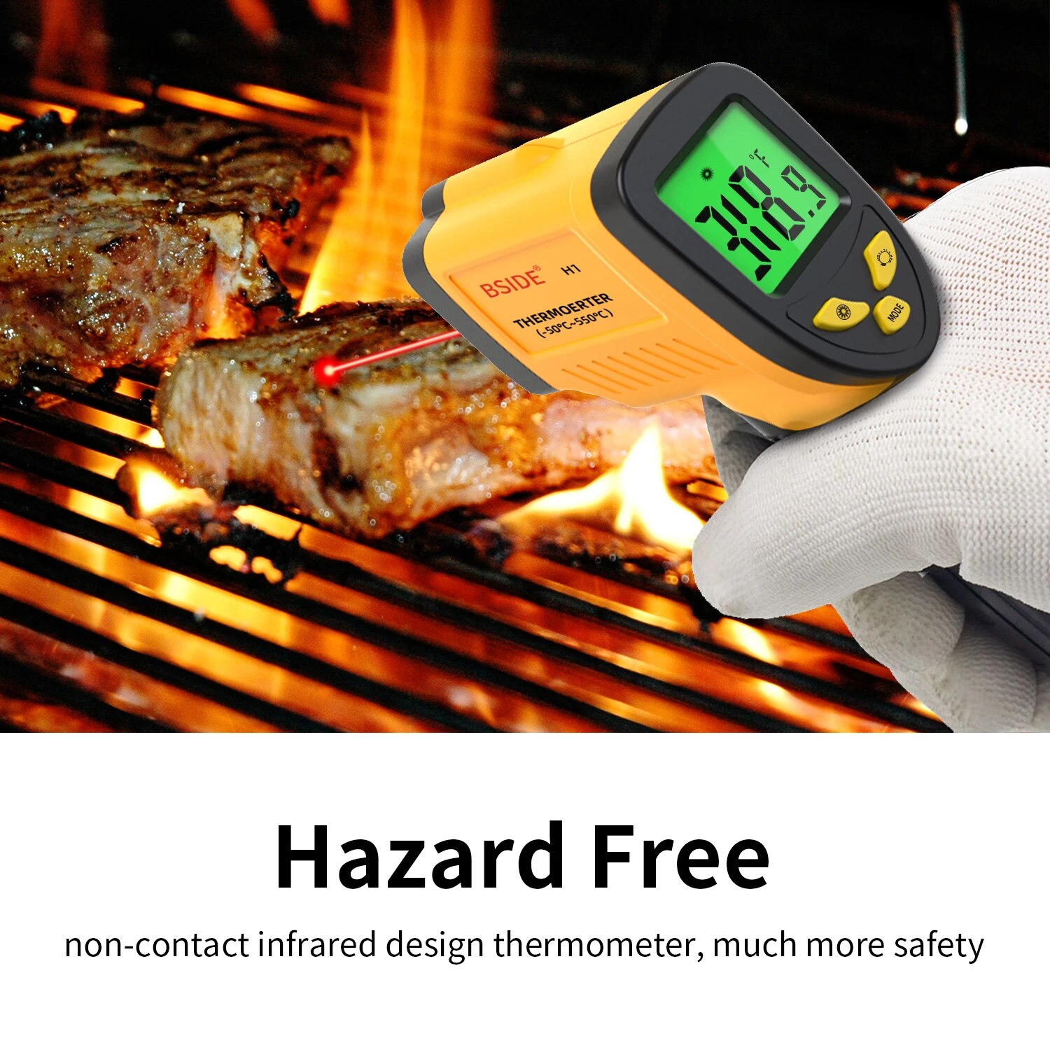 Termômetro infravermelho Digit - Industrial Laser Thermometer Gun avaliação e preço