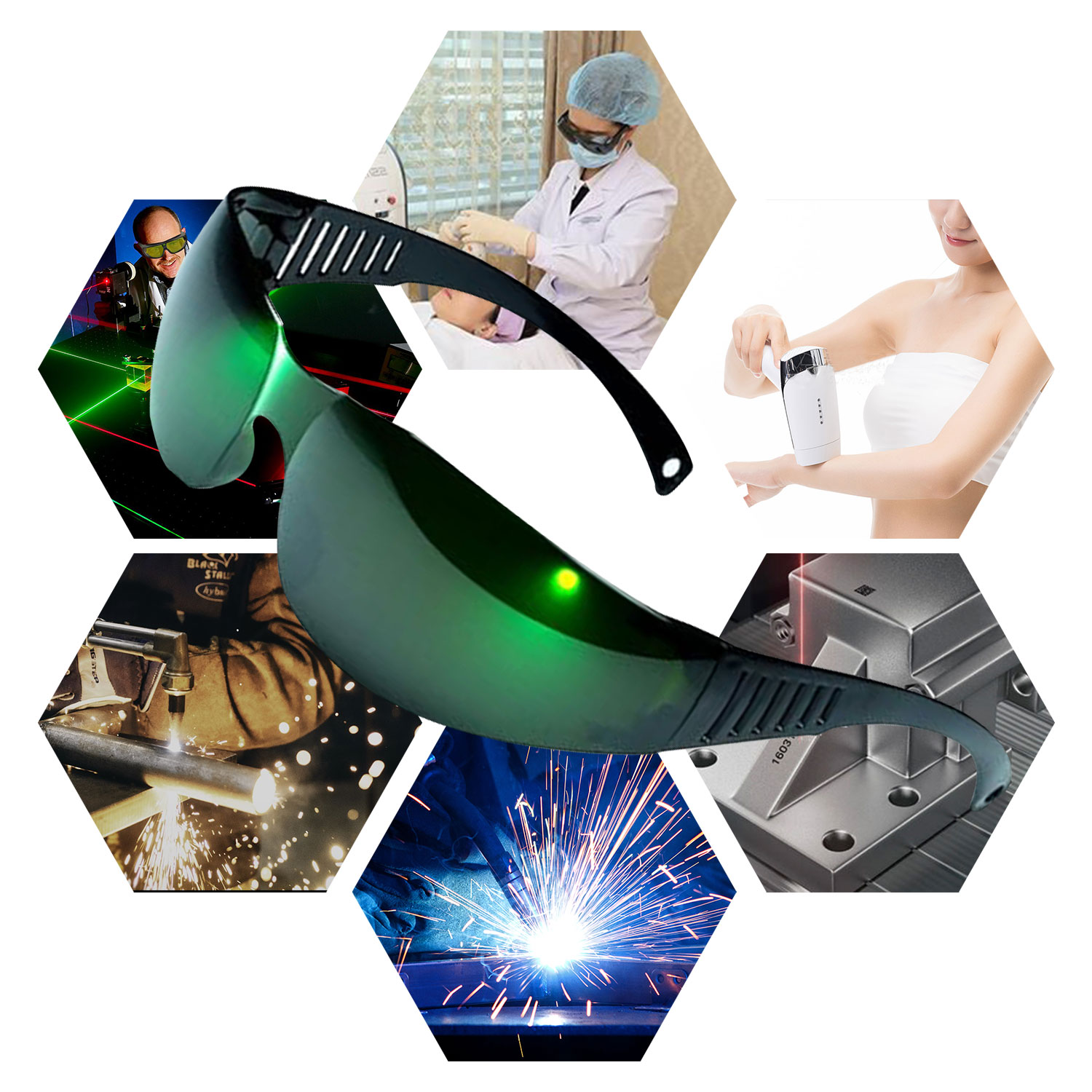 Óculos de chumbo óculos de rad - Laser Safety Goggles avaliação e preço