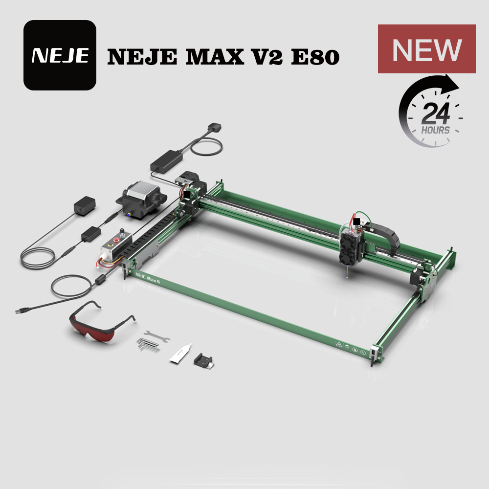 Gravador a Laser NEJE MAX V2 E - Industrial Laser Engraver avaliação e preço