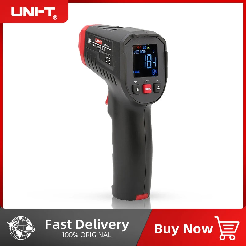 Termômetro digital UNI-T, sem  - Industrial Laser Thermometer Gun avaliação e preço